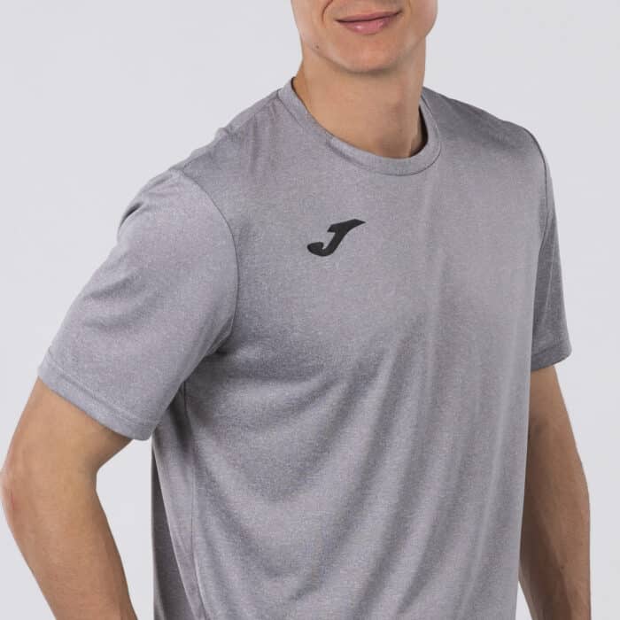 CAMISETA COMBI GRIS MELANGE CLARO M/C - Imagen 2