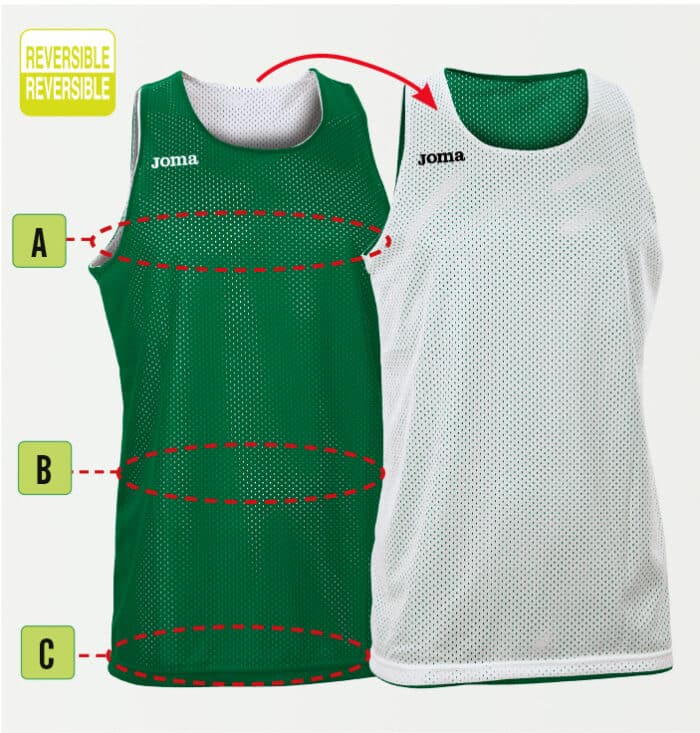 CAMISETA REVERSIBLE ARO BLANCO-NEGRO S/M - Imagen 3
